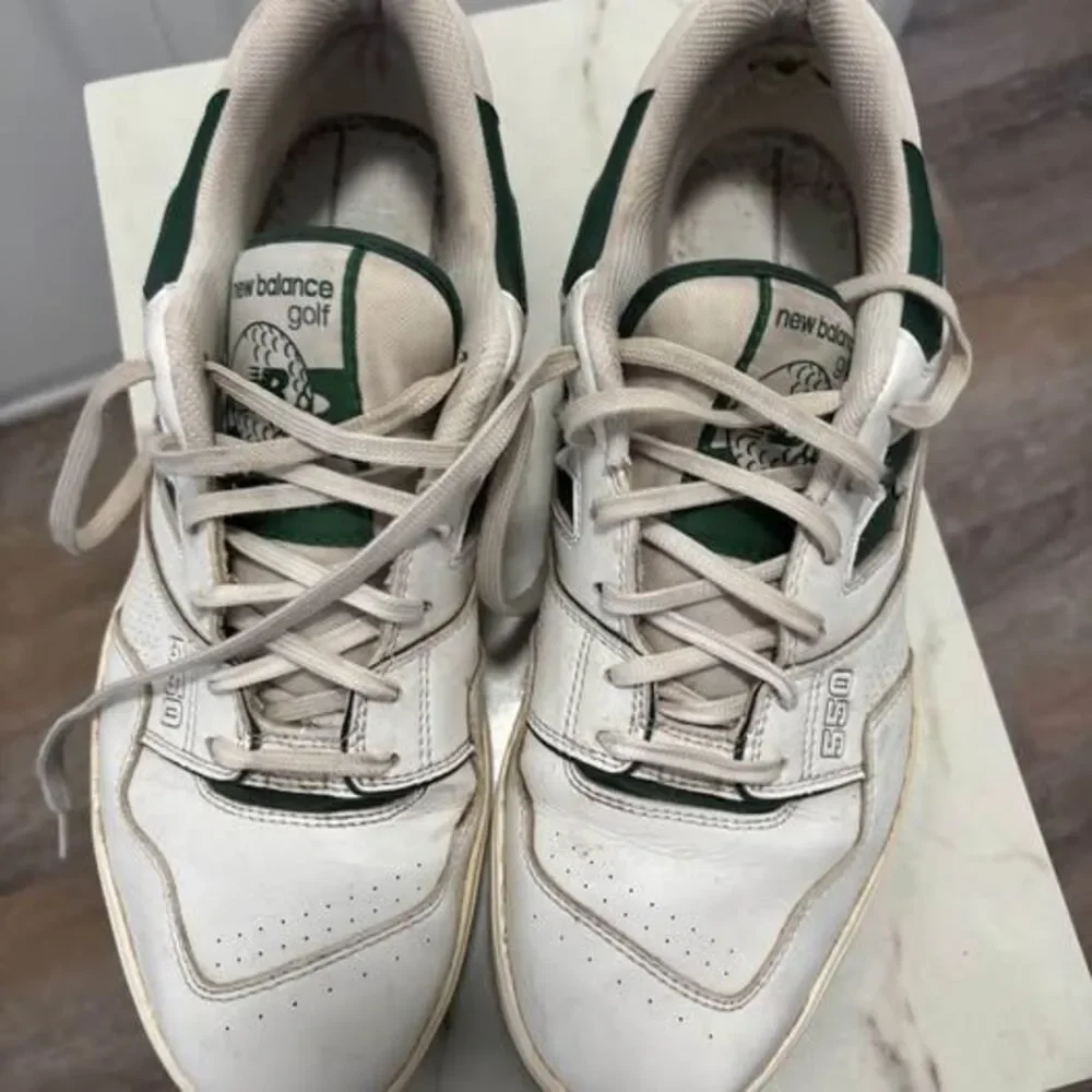 New Balance 550 Golf Shoes White Green Men’s Size 12